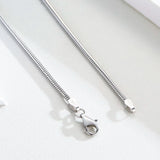 925 Sterling Silver Snake Chain Bracelet for Women and Men