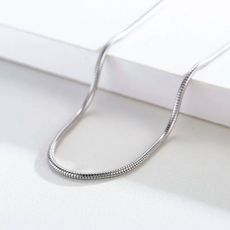 925 Sterling Silver Snake Chain Bracelet for Women and Men