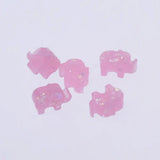 1.5mm Hole Resin Bracelet Beads Elephant Jewelry Charms Opal Beads 20pcs