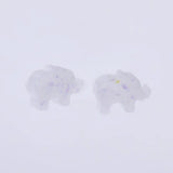 1.5mm Hole Resin Bracelet Beads Elephant Jewelry Charms Opal Beads 20pcs