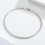 1.5mm 925 Sterling Silver Snake Chain Bracelet Women Mens Jewelry