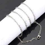 1.5mm Stainless Steel Cuban Chain Necklace for Men Women