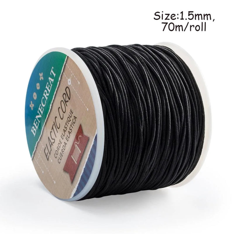 1.5mm Elastic Cord 70m Stretch Thread Beading Cord Crafting String