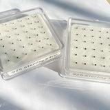 1.5mm Crystal 925 Silver Nose Studs - 36pcs/pack