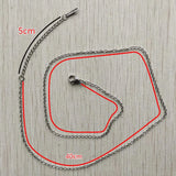 1.5mm Stainless Steel Necklace Chain DIY Jewelry 100pcs
