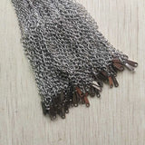 1.5mm Stainless Steel Necklace Chain DIY Jewelry 100pcs