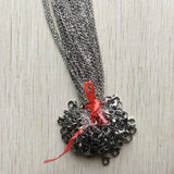1.5mm Stainless Steel Necklace Rope Chain DIY Jewelry 100pcs/lot