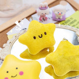 Little Star Plush Keyrings Girls Toys Key Chain Squeaking Doll Bag Pendant