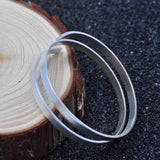 1.5x0.2mm 1.5x0.5mm 1m 999 Silver Cord Wire DIY Jewelry Findings