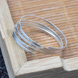 1.5x0.2mm 1.5x0.5mm 1m 999 Silver Cord Wire DIY Jewelry Findings