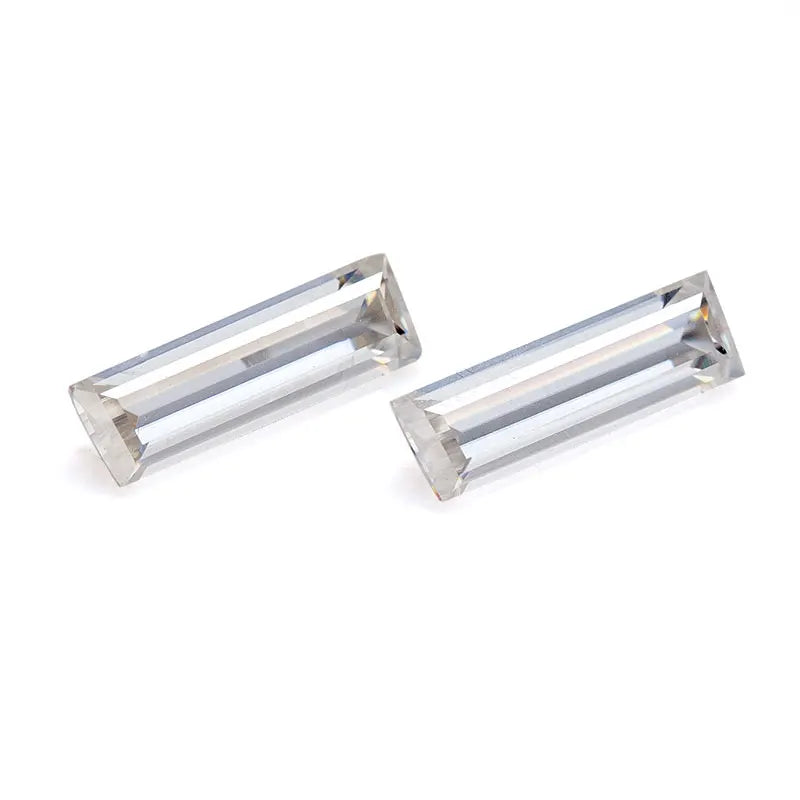 1.5x2.5MM VVS1 D Diamond Baguette Moissanite