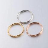 Mirror Polish Stainless Steel Keyring Split Ring Key Chain DIY Jewelry Making