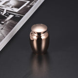 1.61 Inch Ash Jewelry Waterproof Cremation Urn Stainless Steel Ash Holder Locket