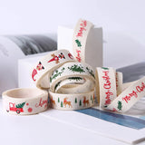 Christmas Cotton Belt Elk Ribbon - DIY Bow Bouquet Cake Baking Belt