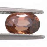 1.72ct Pink Zircon Oval Cut Gemstone