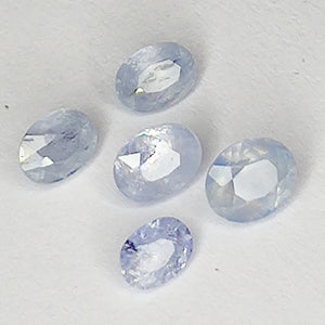 1.73ct Oval Cut Sapphire 4.7x3.9mm (5pcs)