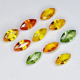 1.78ct Songea Sapphire Multicolor Marquise Cut 4.9x2.5mm