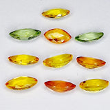 1.78ct Songea Sapphire Multicolor Marquise Cut 4.9x2.5mm
