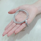 Guitar String Bracelets Set for Men Women with Tassel Pearl Charms