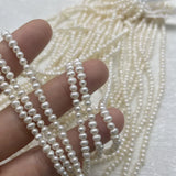 205pcs AA Light Natural Freshwater Pearl Earring Charms Beads