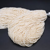 1.8-2mm Freshwater Beads Round Pearl Loose Beads for DIY Jewelry Making 14''