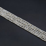 1.8-2mm Freshwater Beads Round Pearl Loose Beads for DIY Jewelry Making 14''