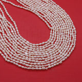 Natural Freshwater Pearls Beads, Rice-shaped Beads for Jewelry Making