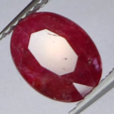 1.85ct Ruby Oval Cut 8x6mm