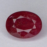 1.85ct Ruby Oval Cut 8x6mm