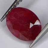 1.85ct Ruby Oval Cut 8x6mm