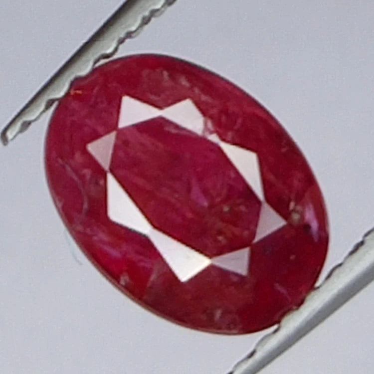 1.85ct Ruby Oval Cut 8x6mm
