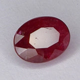 1.85ct Ruby Oval Cut 8x6mm