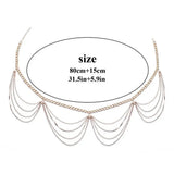 8PCS Waist Chain Belt Sexy Body Jewelry Women Coin Belly Vintage Beach