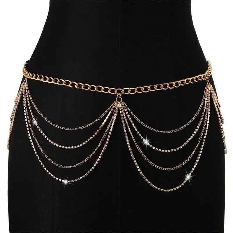 8PCS Waist Chain Belt Sexy Body Jewelry Women Coin Belly Vintage Beach