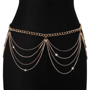 8PCS Waist Chain Belt Sexy Body Jewelry Women Coin Belly Vintage Beach