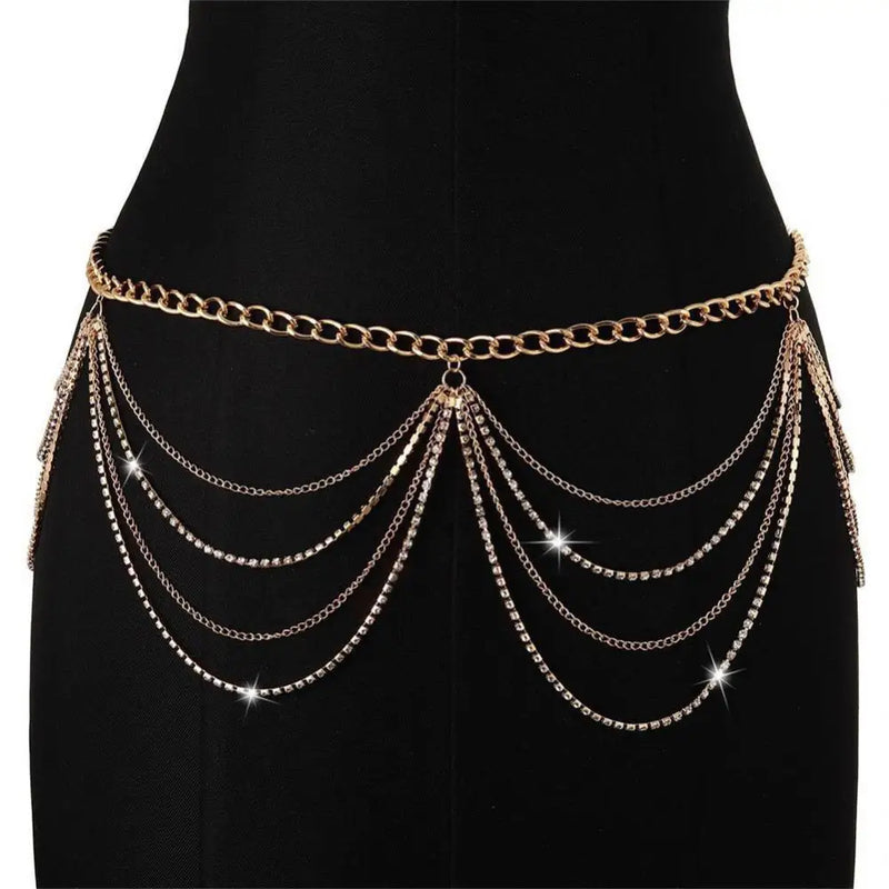 Coin Belly Vintage Beach Waist Chain Belt Body Jewelry Women