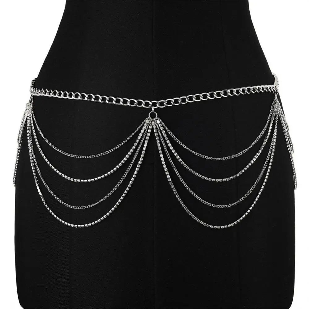 8PCS Waist Chain Belt Sexy Body Jewelry Women Coin Belly Vintage Beach