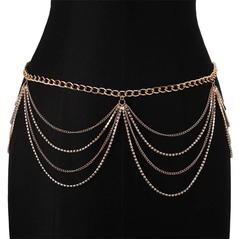 8PCS Waist Chain Belt Sexy Body Jewelry Women Coin Belly Vintage Beach