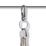 8Pcs Gourd Buckle Keychains Climbing Hook Stainless Steel Carabiner Keychain