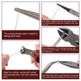 8pcs Jewelry Making DIY Tool Kit Beading Cutting Pliers Set 10.5~15cm