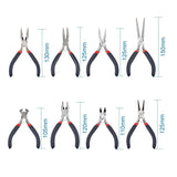 8pcs Jewelry Making DIY Tool Kit Beading Cutting Pliers Set 10.5~15cm
