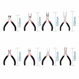 8pcs Jewelry Making DIY Tool Kit Beading Cutting Pliers Set 10.5~15cm