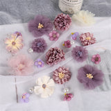Artificial Flower Leaves Home Decor Wedding Wall Decoration DIY Hair Accessories
