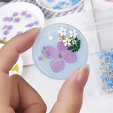 Flower Dry Plants Aromatherapy Candle Resin Pendant Jewelry DIY