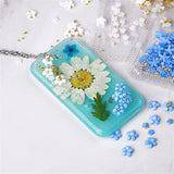 Flower Dry Plants Aromatherapy Candle Resin Pendant Jewelry DIY