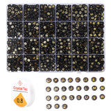 7mm Acrylic Letter Beads Set with Elastic Rope