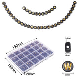 7mm Acrylic Letter Beads Set with Elastic Rope