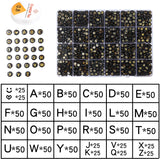 7mm Acrylic Letter Beads Set with Elastic Rope