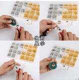 DIY Jewelry Making Materials Kit & Tool Set Rings/Clasp/Hook/Needle