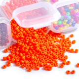22400Pcs Colorful 2mm Czech Glass Crystal Beads DIY Jewelry Making